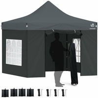 VOUNOT 3x6m Faltpavillon Pavillon Wasserdicht mit 6 Seitenw&auml;nden, Partyzelt