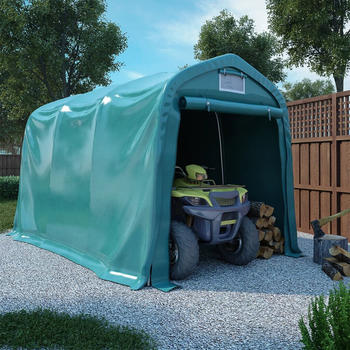 vidaXL Garagenzelt PVC 2,4 x 3,6 m grün (3056432)