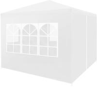 vidaXL Partyzelt 3x3 m Wei&szlig;