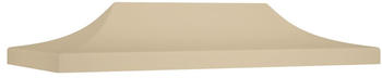 vidaXL Partyzelt-Dach 6 x 3 m beige 270 g/m² (315327)