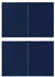 vidaXL Partyzelt-Seitenwände 2 Stk. mit Reißverschluss PE blau (45116)