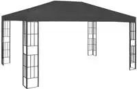 vidaXL Pavillon 3&times;4 m Anthrazit