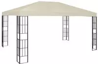 vidaXL Pavillon 3&times;4 m Creme