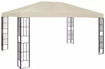 vidaXL Pavillon 3 x 4 m creme (47982)
