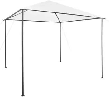 vidaXL Pavillon 3 x 3 x 2,9 m wei&szlig; 180 g/m&sup2; (312241)