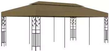 vidaXL Pavillon 6 x 3 m taupe 180 g/m² (312245)