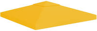 vidaXL Pavillon-Dachplane mit Kaminabzug 310 g/m² 3 x 3 m gelb (312073)