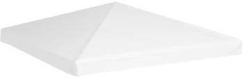 vidaXL Pavillondach 270 g/m² 3 x 3 m weiß (312080)