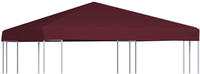 vidaXL Pavillondach 310 g / m&sup2; 3x3 m Weinrot