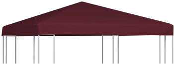 vidaXL Pavillondach 310 g/m² 3 x 3 m weinrot (46620)