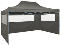 vidaXL Faltzelt mit 3 W&auml;nden 431x291x315 cm Anthrazit