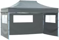vidaXL Faltzelt mit 3 W&auml;nden 431x291x315 cm Anthrazit