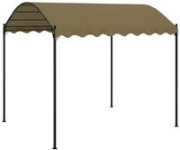 Vidaxl Gazebo 4x3x2,6 M Taupe 180 G/m2