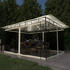 vidaXL Pavillon mit Moskitonetz & LED-Lichterkette 4 x 3 x 2,73m cremeweiß (3070315)