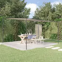 vidaXL Pavillon Beige 4x4 m 180 g/m&sup2; Stoff und Stahl