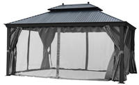 Jet-Line&reg; | Pavillon Bagdad | Pergola mit UV Sonnenschutz | Ma&szlig;e 3,65 x 3,65 m 