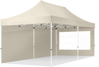 Toolport Pop-Up-Pavillon 300 x 600 cm creme (59057)