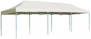 vidaXL Faltzelt Pop-Up Partyzelt 3 x 9 m creme (44974)
