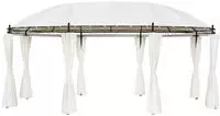 vidaXL Gartenpavillon Cremewei&szlig; 530x350x265 cm