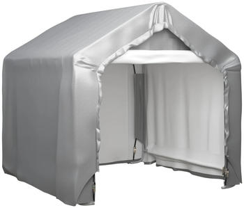 vidaXL Lagerzelt 180 x 180 cm verzinkter Stahl grau (148633)
