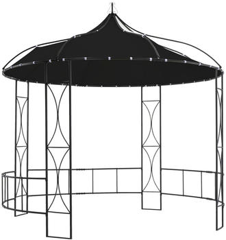 vidaXL Pavillon 300 x 290 cm anthrazit rund (310031)