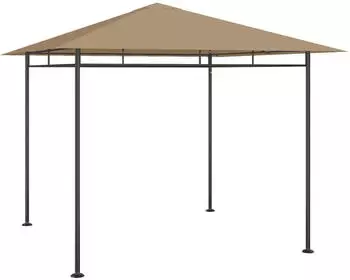 vidaXL Pavillon 3 x 3 x 2,7 m taupe 180 g/m² (313919)