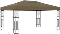 vidaXL Pavillon 3x4 m Taupe Stoff