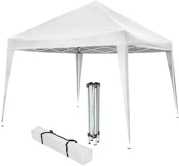 TecTake Faltbarer Pavillon Linosa 3 x 3 m weiß