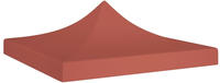 vidaXL Partyzelt-Dach 2x2 m Terracotta-Rot 270 g/m&sup2;