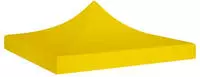 vidaXL Partyzelt-Dach 2x2 m Gelb 270 g/m&sup2;