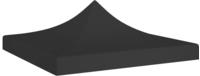 vidaXL Partyzelt-Dach 2x2 m Schwarz 270 g/m&sup2;