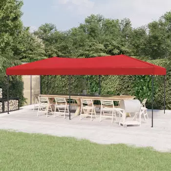 vidaXL Partyzelt faltbar rot 3 x 6 m (93541)