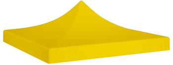 vidaXL Partyzelt-Dach 3 x 3 m gelb 270 g/m² (315326)
