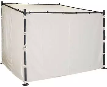 MCW 4er-Set Seitenwand f&uuml;r Pergola MCW-A22 3x3m Polyester creme