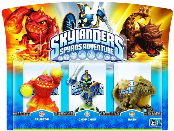 Activision Skylanders: Spyro's Adventure - Eruptor + Chop Chop + Bash