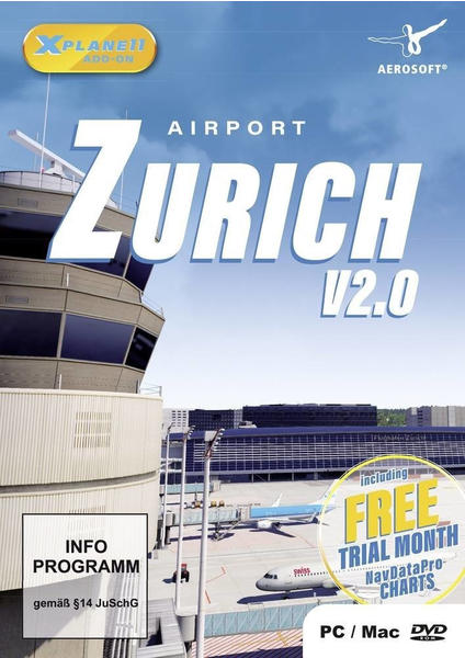 Aerosoft XPlane 11 AddOn Airport Zürich V 2.0 (Add-On) (USK) (PC)