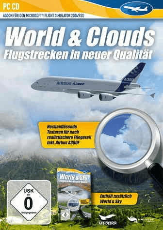 World & Clouds: Flugstrecken in neuer Qualität (Add-On) (PC)