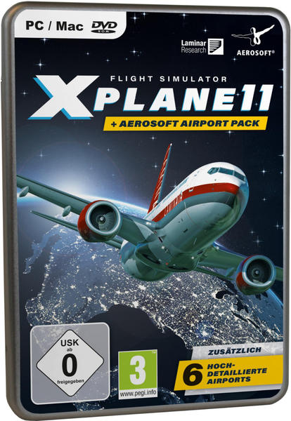 Aerosoft XPlane 11 + Aerosoft Airport Pack (Englisch)