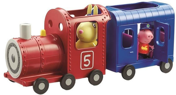 The Characters Peppa Pig Miss Rabbits Train and Carriage