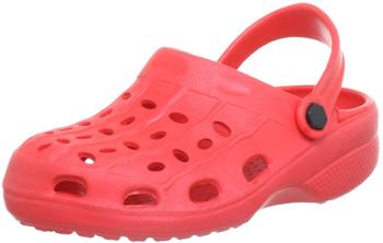 Playshoes Clogs BASIC in rot,