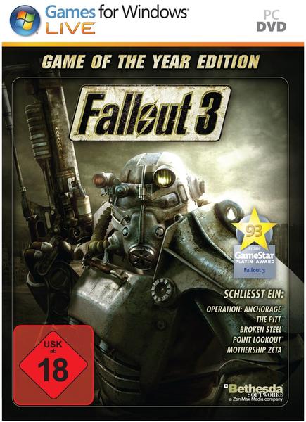 BETHESDA Fallout 3 - Game of the Year Edition (Download) (PC)