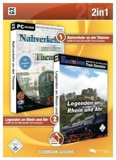 Eisenbahn Addons: Nahverkehr an der Themse + Legenden an Rhein und Ahr (Add-On) (PC)