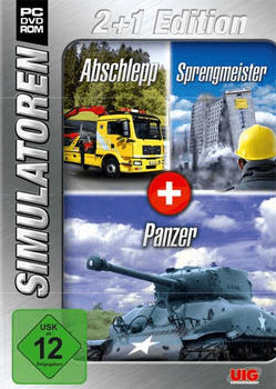 UIG Entertainment Simulatoren 2+1 Edition: Abschlepp + Sprengmeister + Panzer (PC)