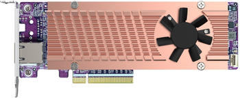 QNAP PCIe > NVMe M.2 / 10GbE Konverter (QM2-2P410G1T)