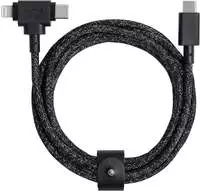 Native Union BELT-CCL-COS-NP, Native Union Belt Cable Duo USB-C To C/Lightning...
