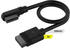 Corsair iCUE LINK Cable, 2x 200mm with Straight/Slim 90° connectors Black (CL-9011123-WW)