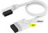 Corsair iCUE LINK Cable, 2x 200mm with Straight/Slim 90° connectors White (CL-9011131-WW)