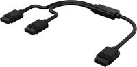 Corsair iCUE LINK Cable, 1x 600mm Y-Kabel mit geraden Anschlüssen schwarz (CL-9011124-WW)