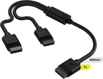 Corsair iCUE LINK Cable, 1x 600mm Y-Kabel mit geraden Anschlüssen schwarz (CL-9011124-WW)