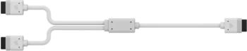 Corsair iCUE LINK Cable, 1x 600mm Y-Kabel mit geraden Anschlüssen weiß (CL-9011132-WW)